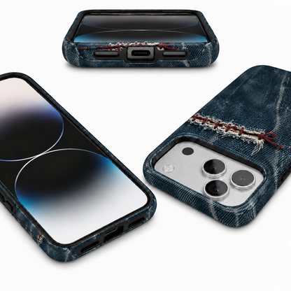 Mended Indigo A Phone Case — view 9