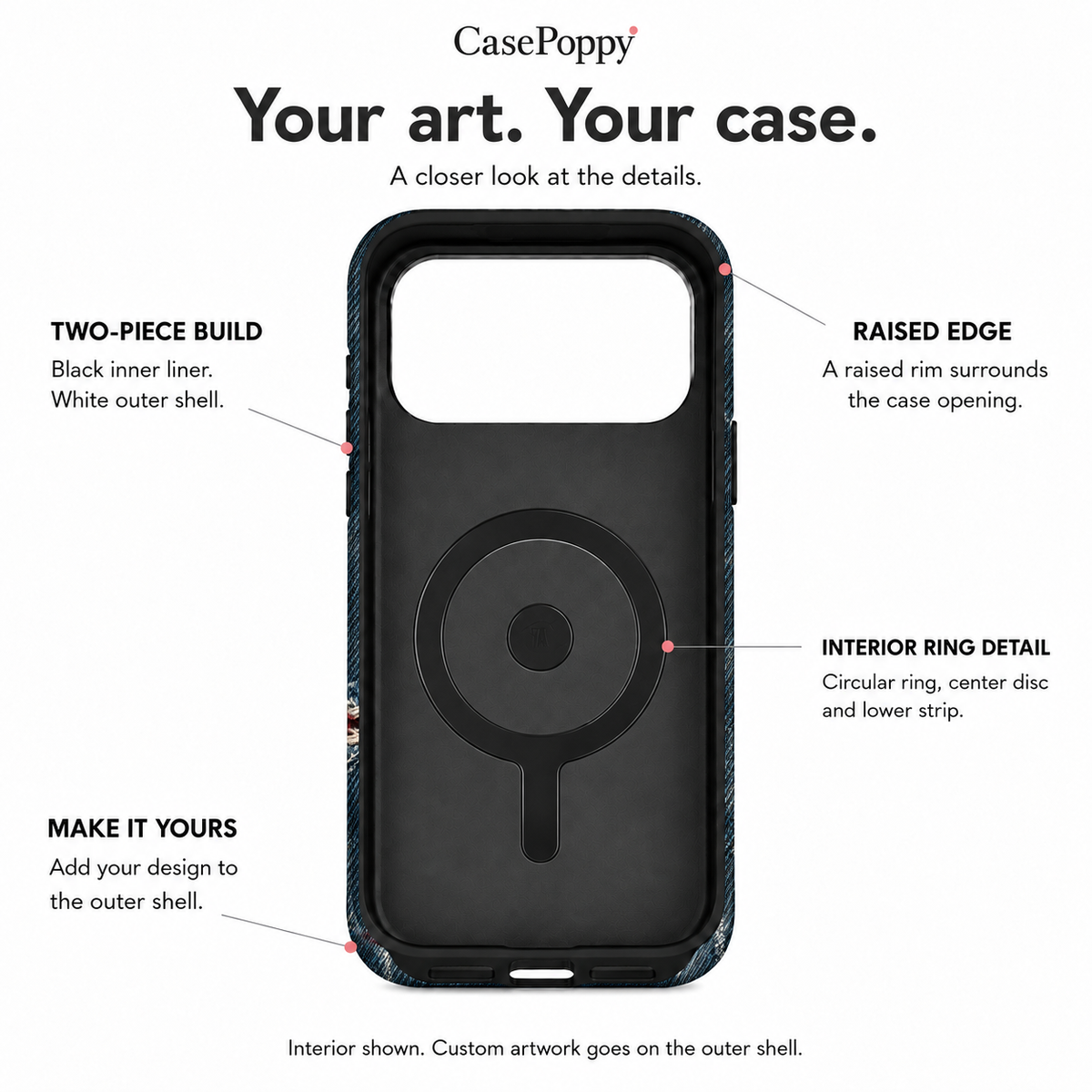 Mended Indigo A Phone Case — view 10