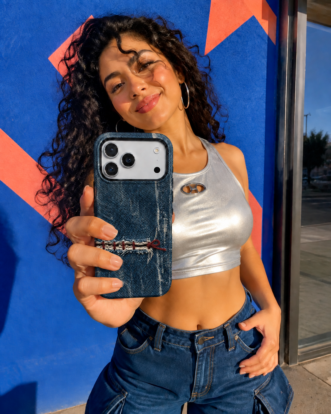 Mended Indigo A Phone Case — view 11