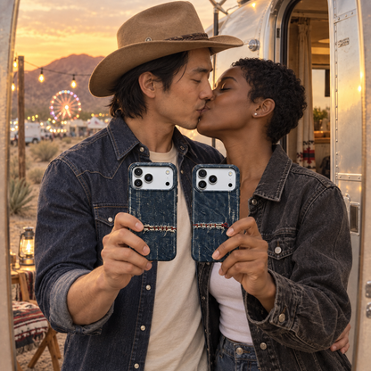 Mended Indigo A Phone Case — view 16