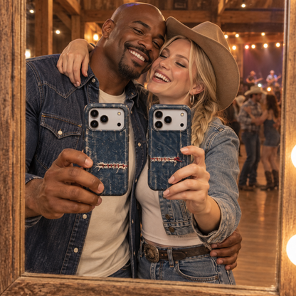 Mended Indigo A Phone Case — view 18