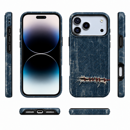 Mended Indigo B Phone Case — view 5