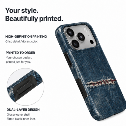 Mended Indigo B Phone Case — view 8