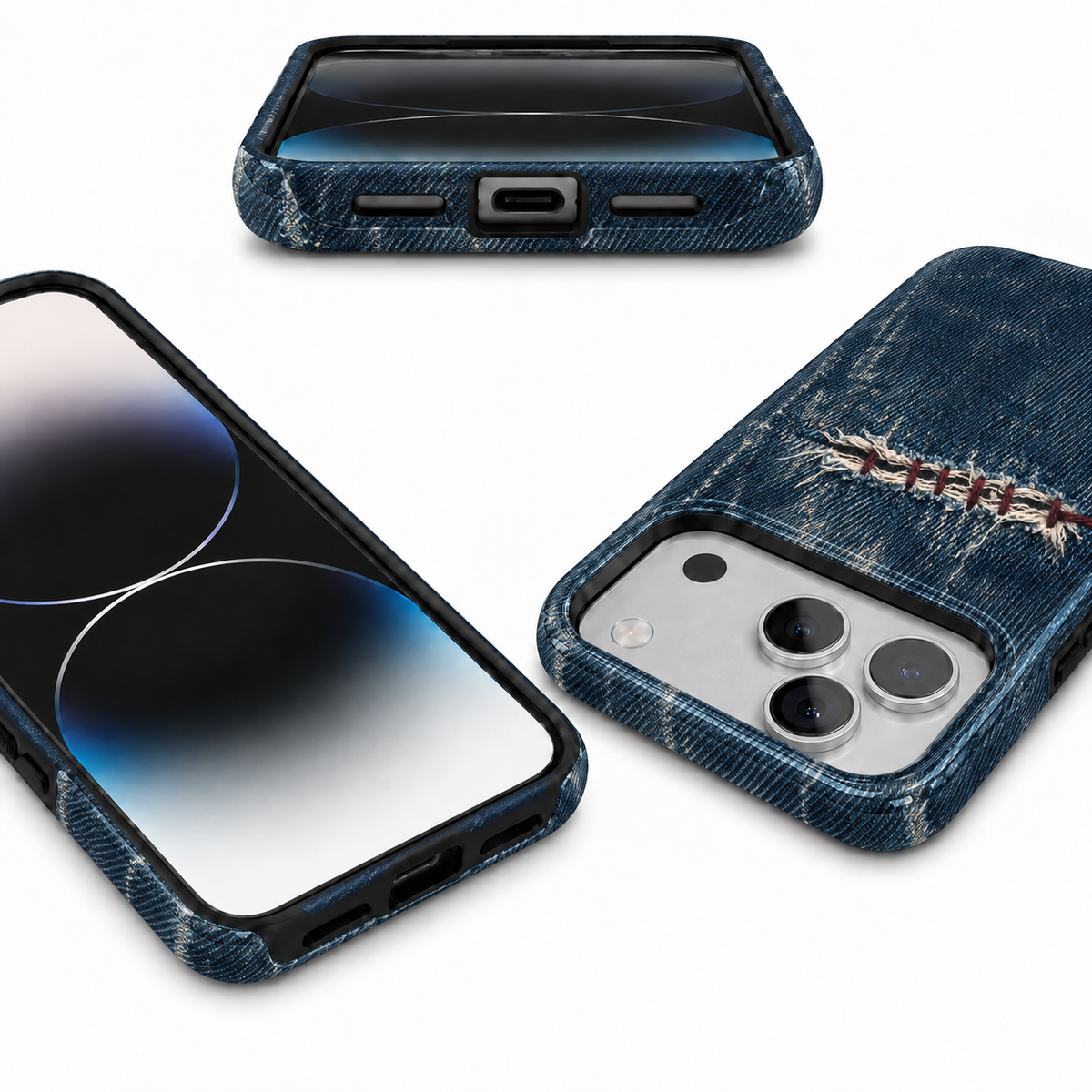 Mended Indigo B Phone Case — view 9