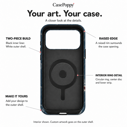 Mended Indigo B Phone Case — view 10