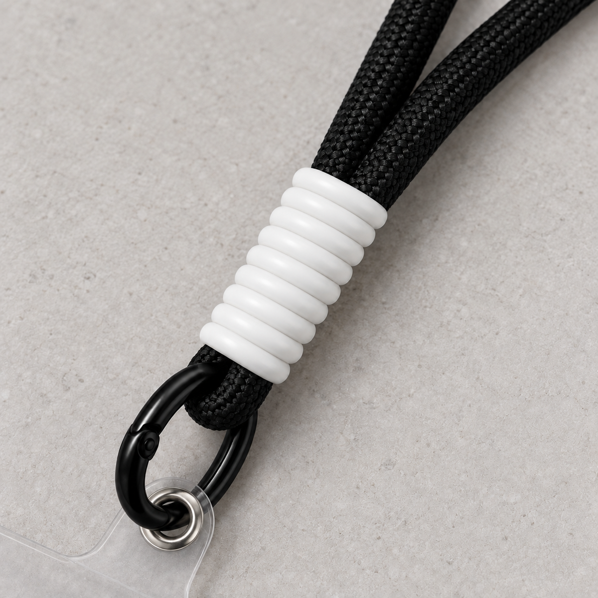 Mono Link | Black & White Phone Lanyard — view 2