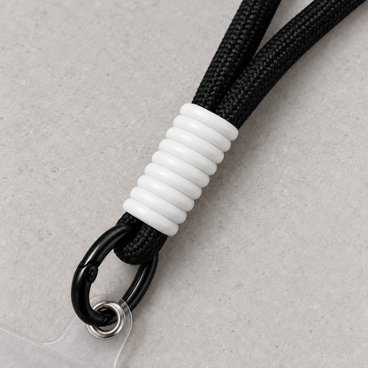 Mono Link | Black & White Phone Lanyard — view 2