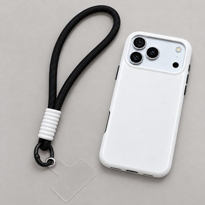 Mono Link | Black & White Phone Lanyard — view 3