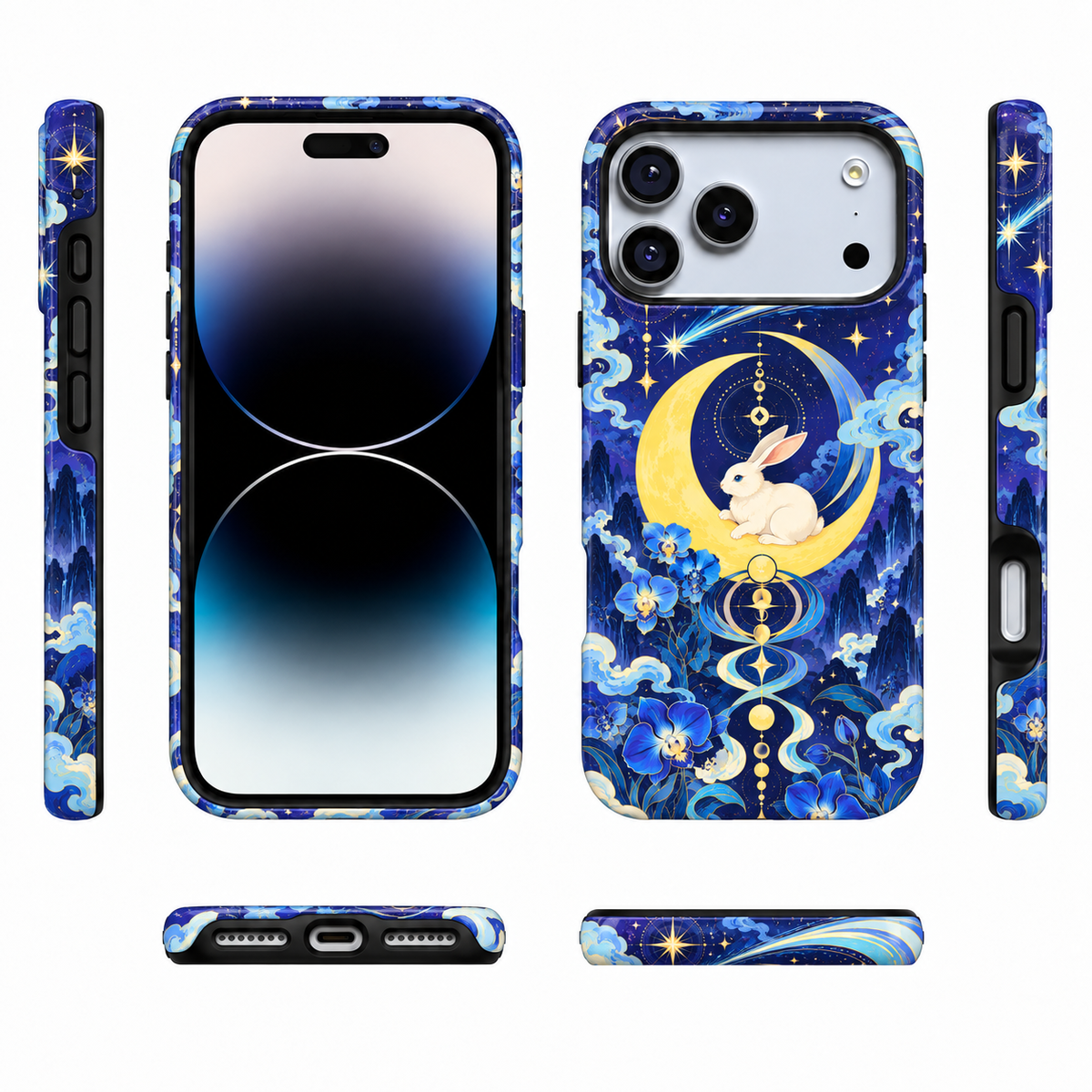Moon Rabbit Talisman Phone Case — view 7