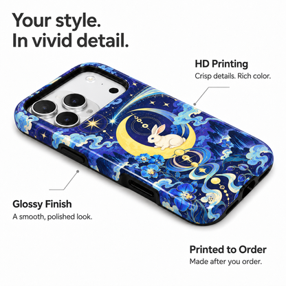 Moon Rabbit Talisman Phone Case — view 9