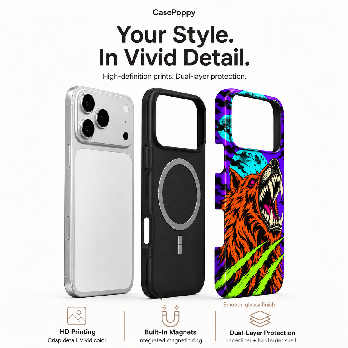 Moonlit Werewolf Phone Case — view 4