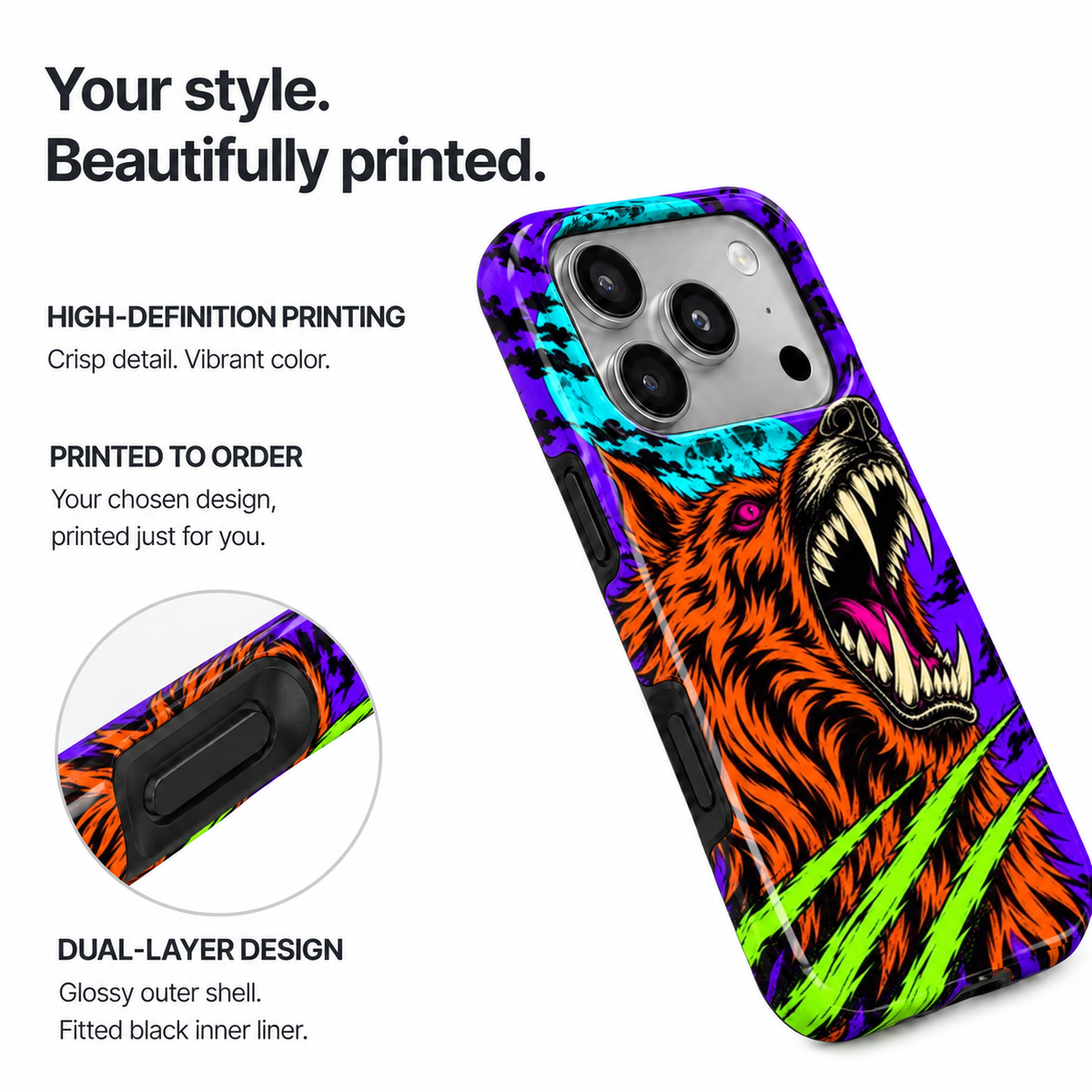 Moonlit Werewolf Phone Case — view 8