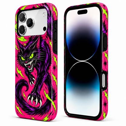 Neon Demon Cat Phone Case — view 2