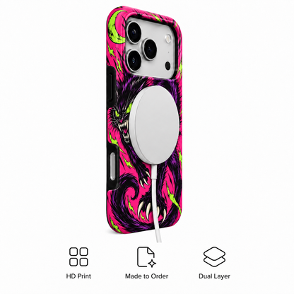 Neon Demon Cat Phone Case — view 3