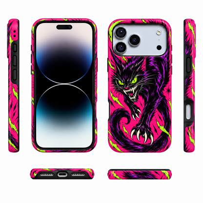 Neon Demon Cat Phone Case — view 5