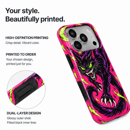 Neon Demon Cat Phone Case — view 8