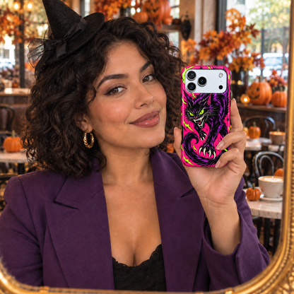Neon Demon Cat Phone Case — view 13