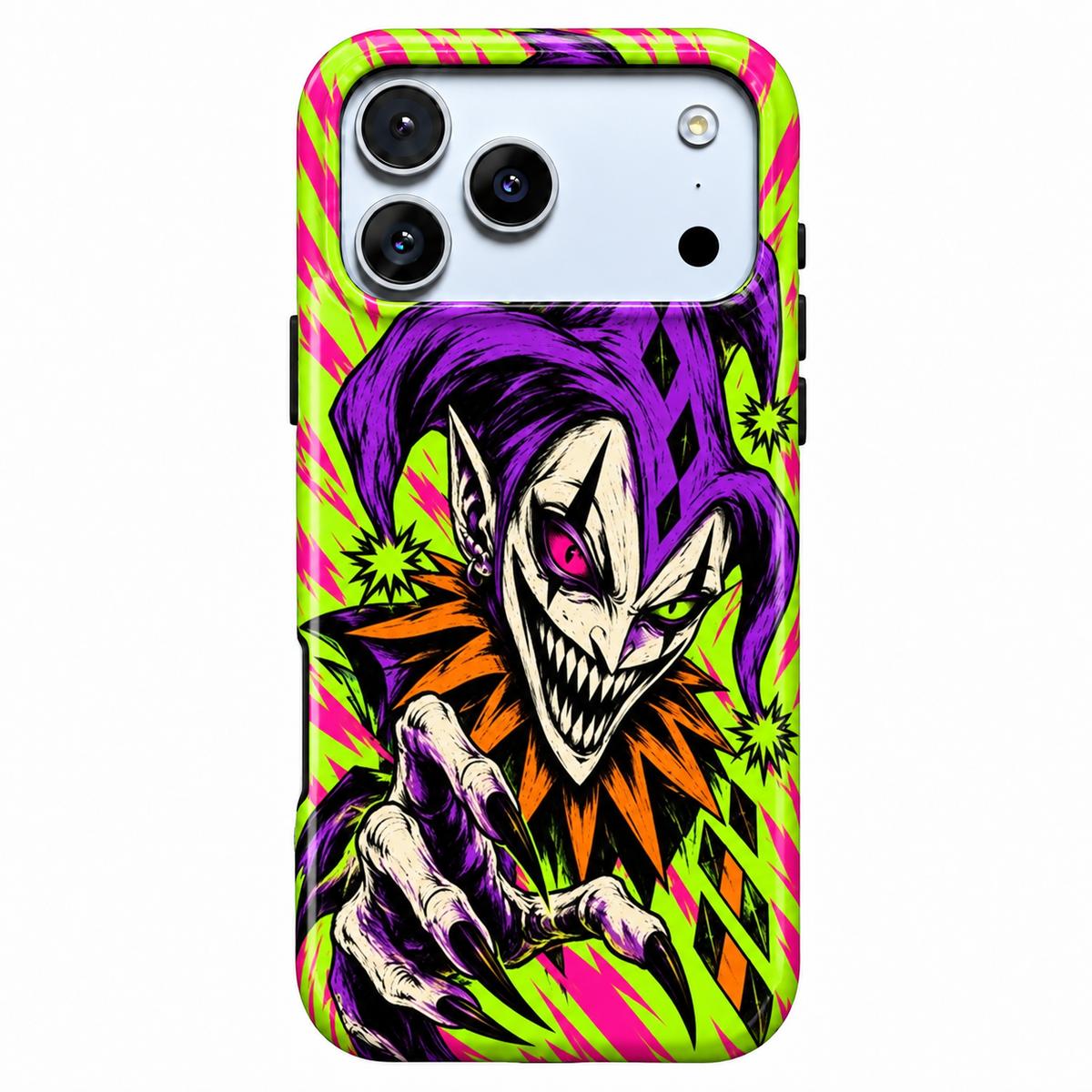 Neon Harlequin Phone Case — view 1