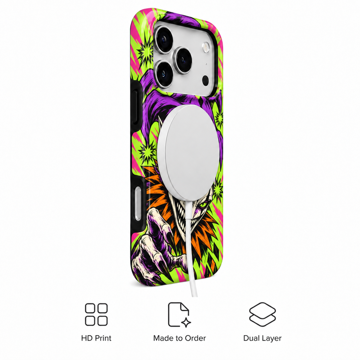 Neon Harlequin Phone Case — view 3