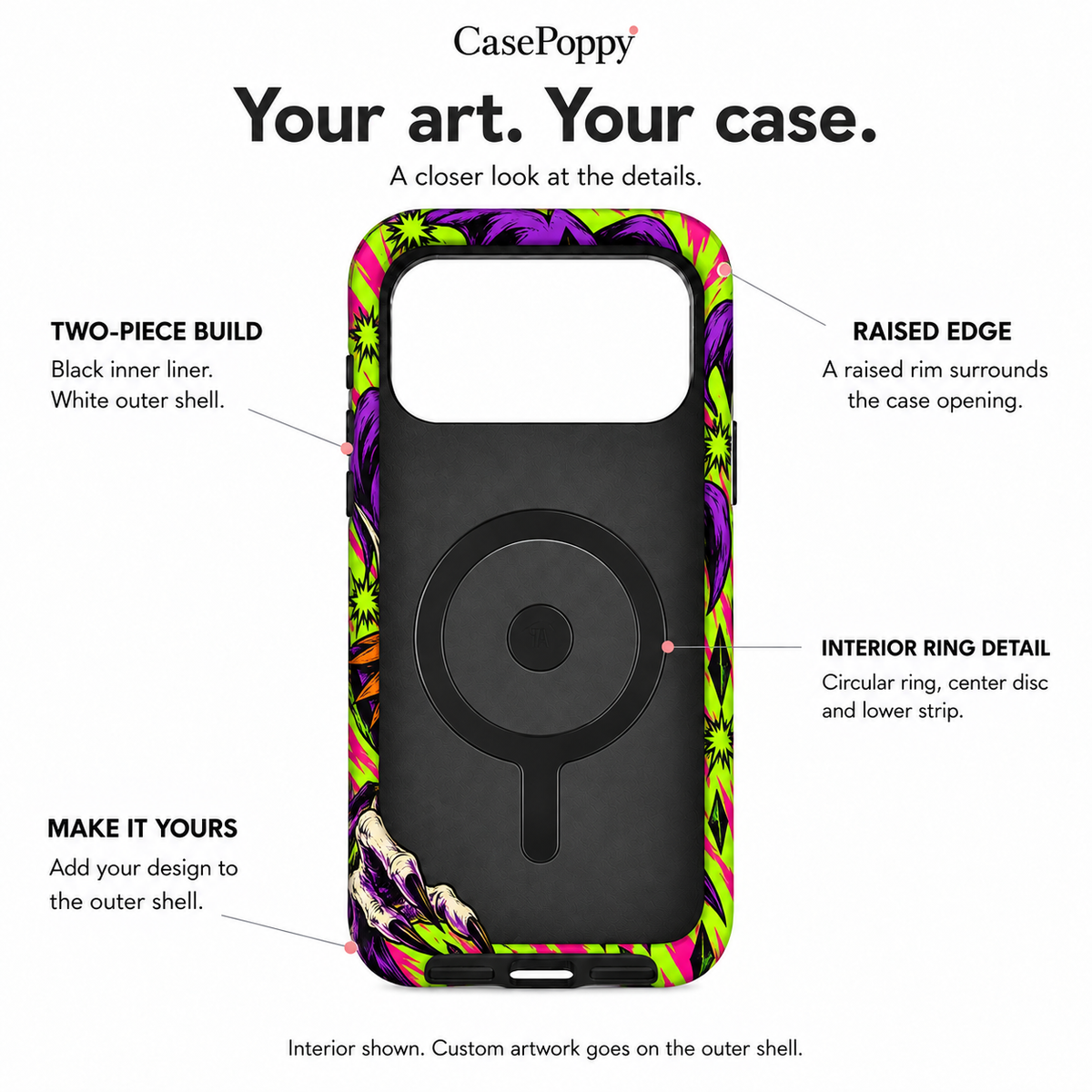 Neon Harlequin Phone Case — view 10