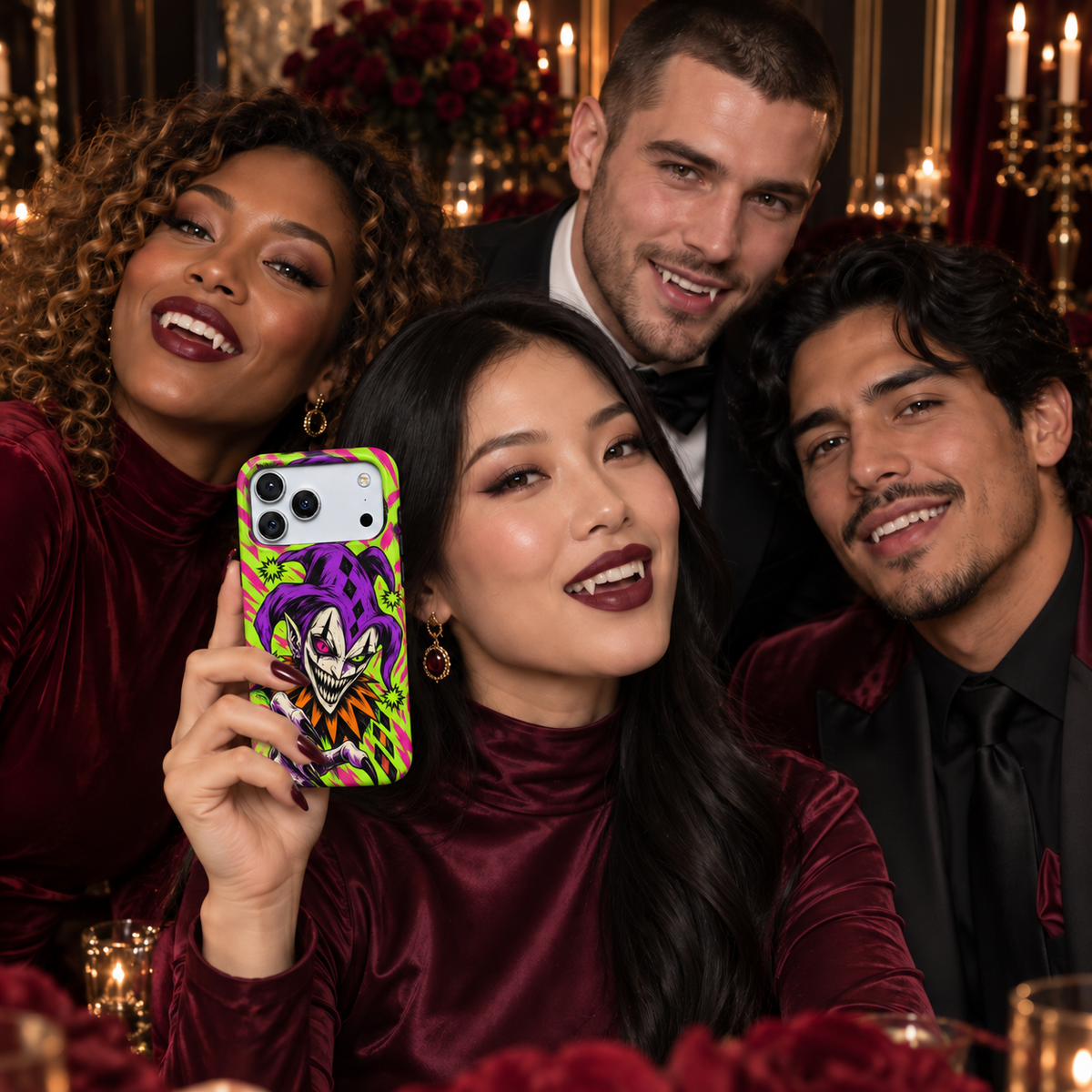Neon Harlequin Phone Case — view 12