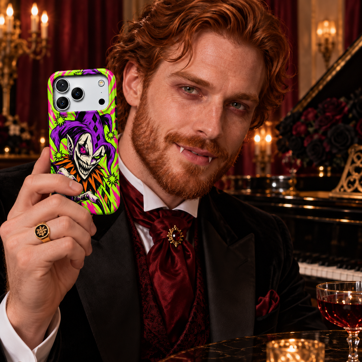 Neon Harlequin Phone Case — view 14