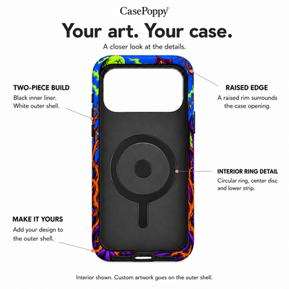 Neon Haunted House Phone Case — view 10