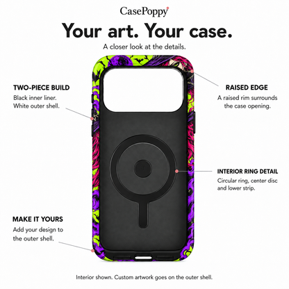 Neon Moon Witch Phone Case — view 3