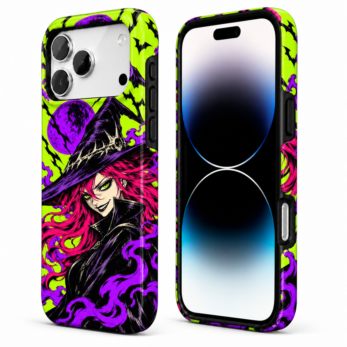 Neon Moon Witch Phone Case — view 5