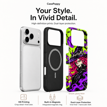 Neon Moon Witch Phone Case — view 6