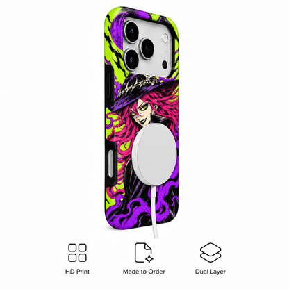 Neon Moon Witch Phone Case — view 9