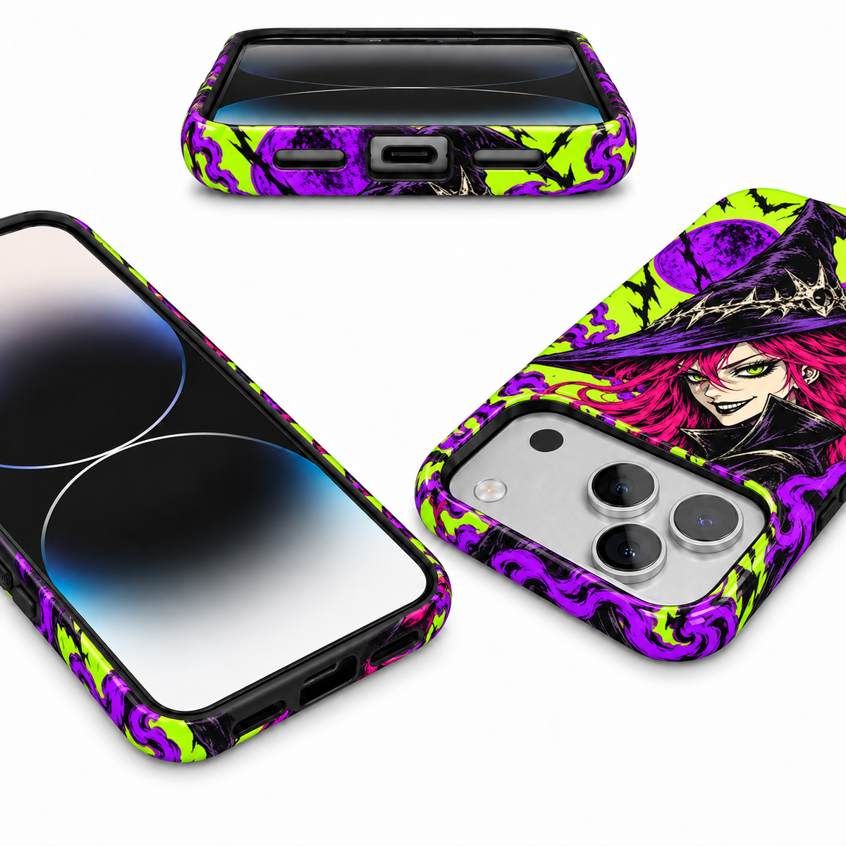 Neon Moon Witch Phone Case — view 10