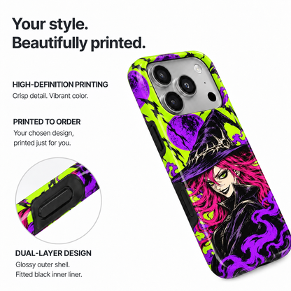 Neon Moon Witch Phone Case — view 11