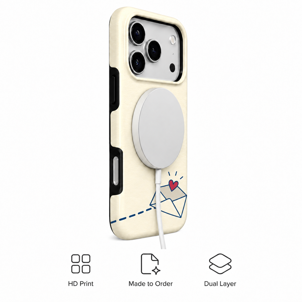Paper Love Letter A Phone Case — view 3