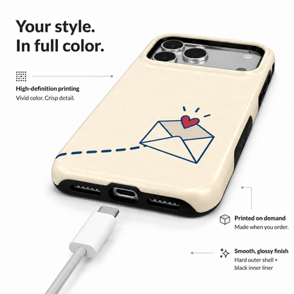 Paper Love Letter A Phone Case — view 6