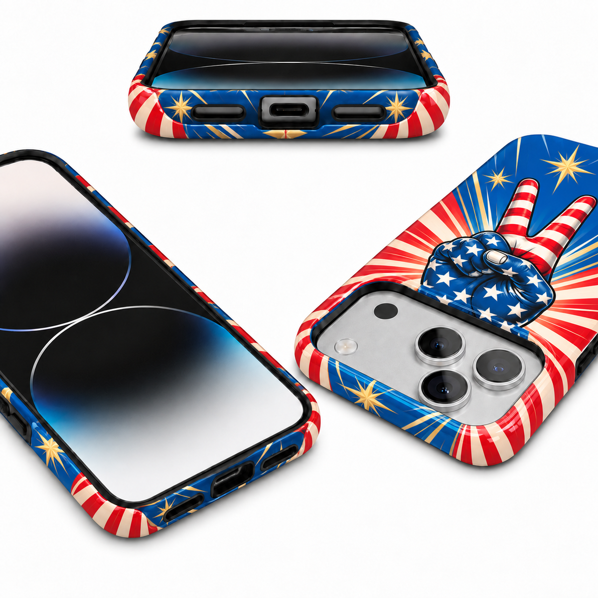 Peace Sign Americana Phone Case — view 9