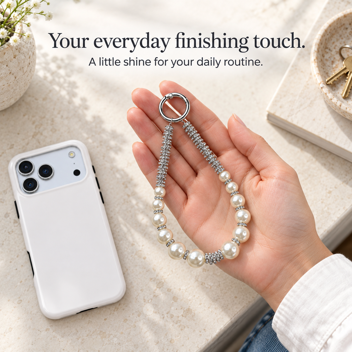 Pearl Loop | Pearl Phone Lanyard — view 8