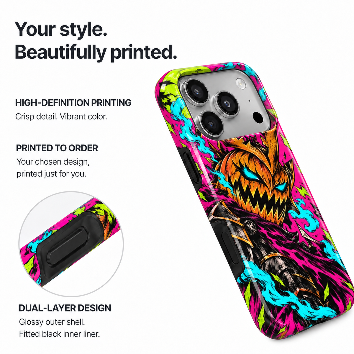 Pumpkin Wraith Phone Case — view 8