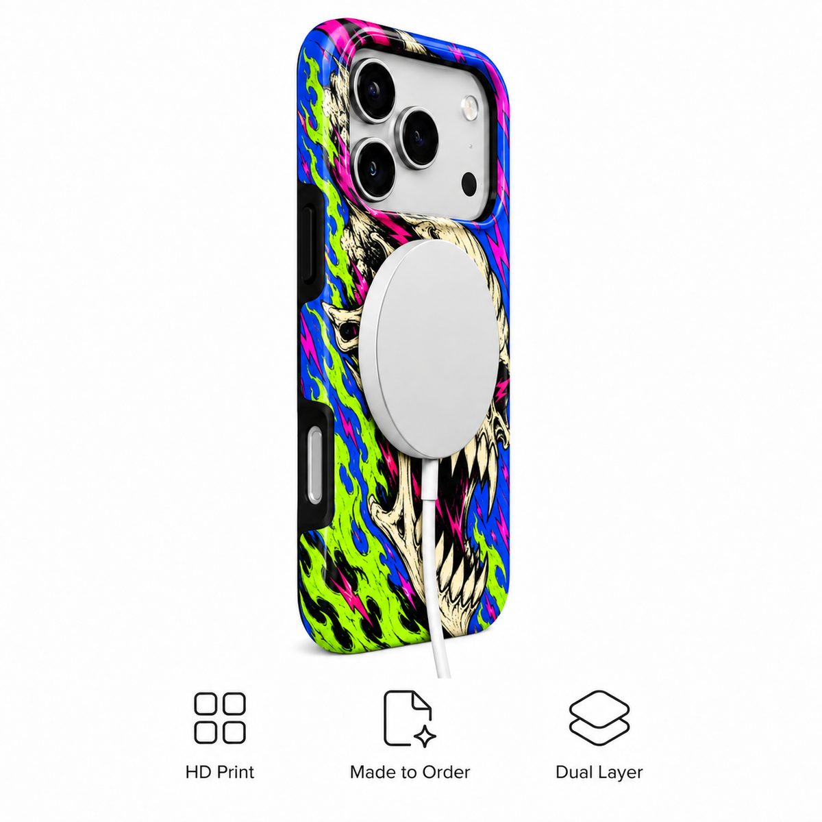 Razor Skull Phone Case — view 3