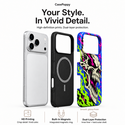 Razor Skull Phone Case — view 4