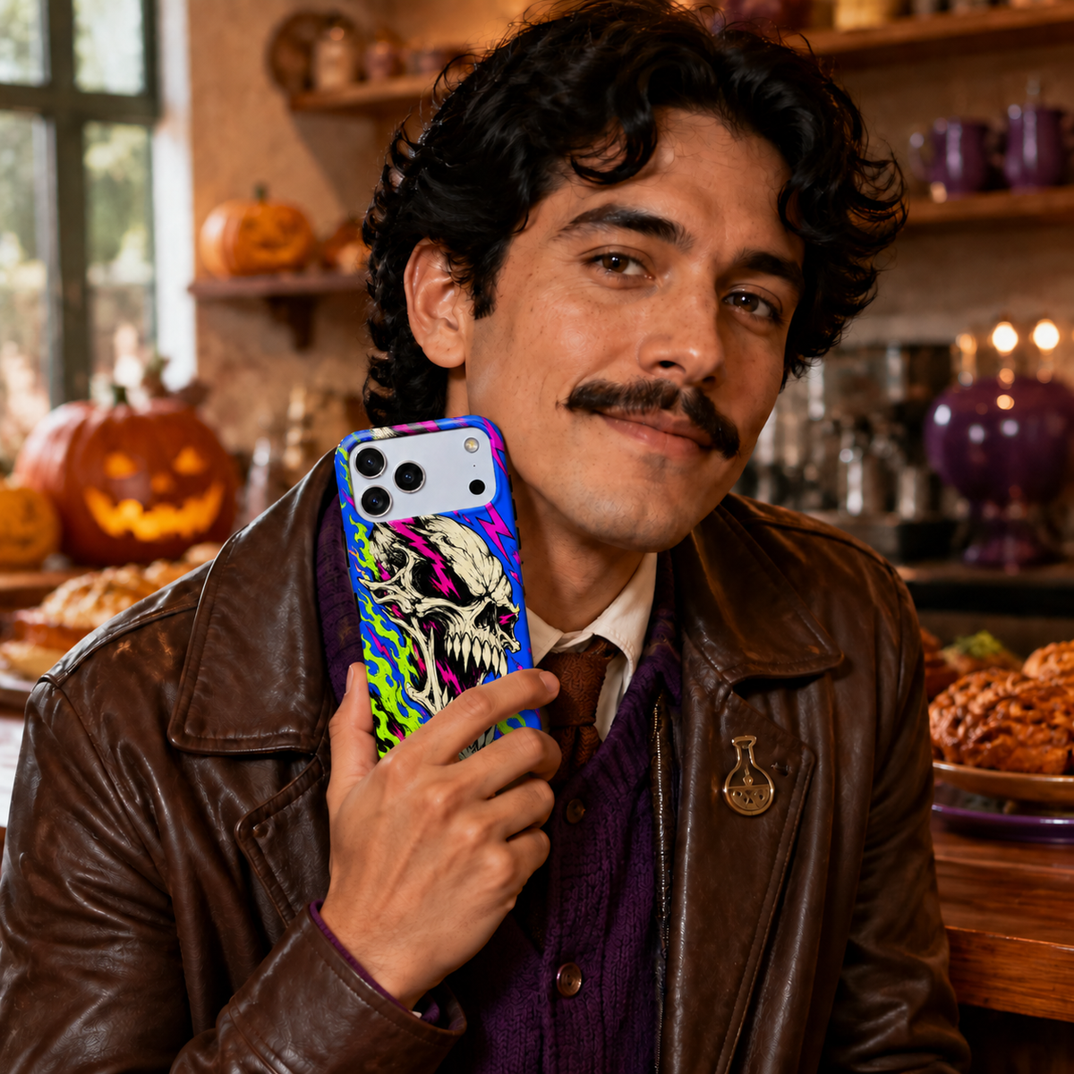 Razor Skull Phone Case — view 11