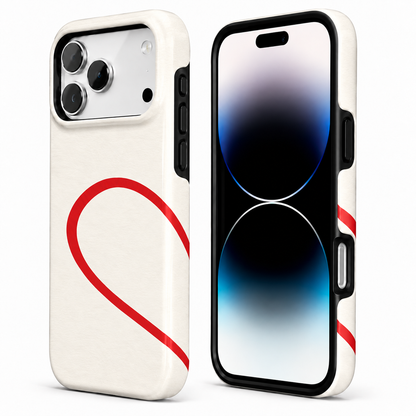 Red Thread Heart A Phone Case — view 2