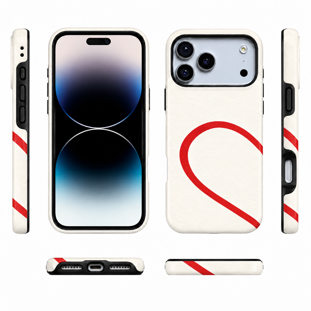 Red Thread Heart A Phone Case — view 5
