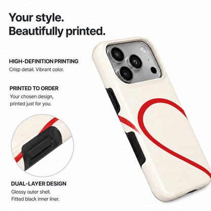 Red Thread Heart A Phone Case — view 8