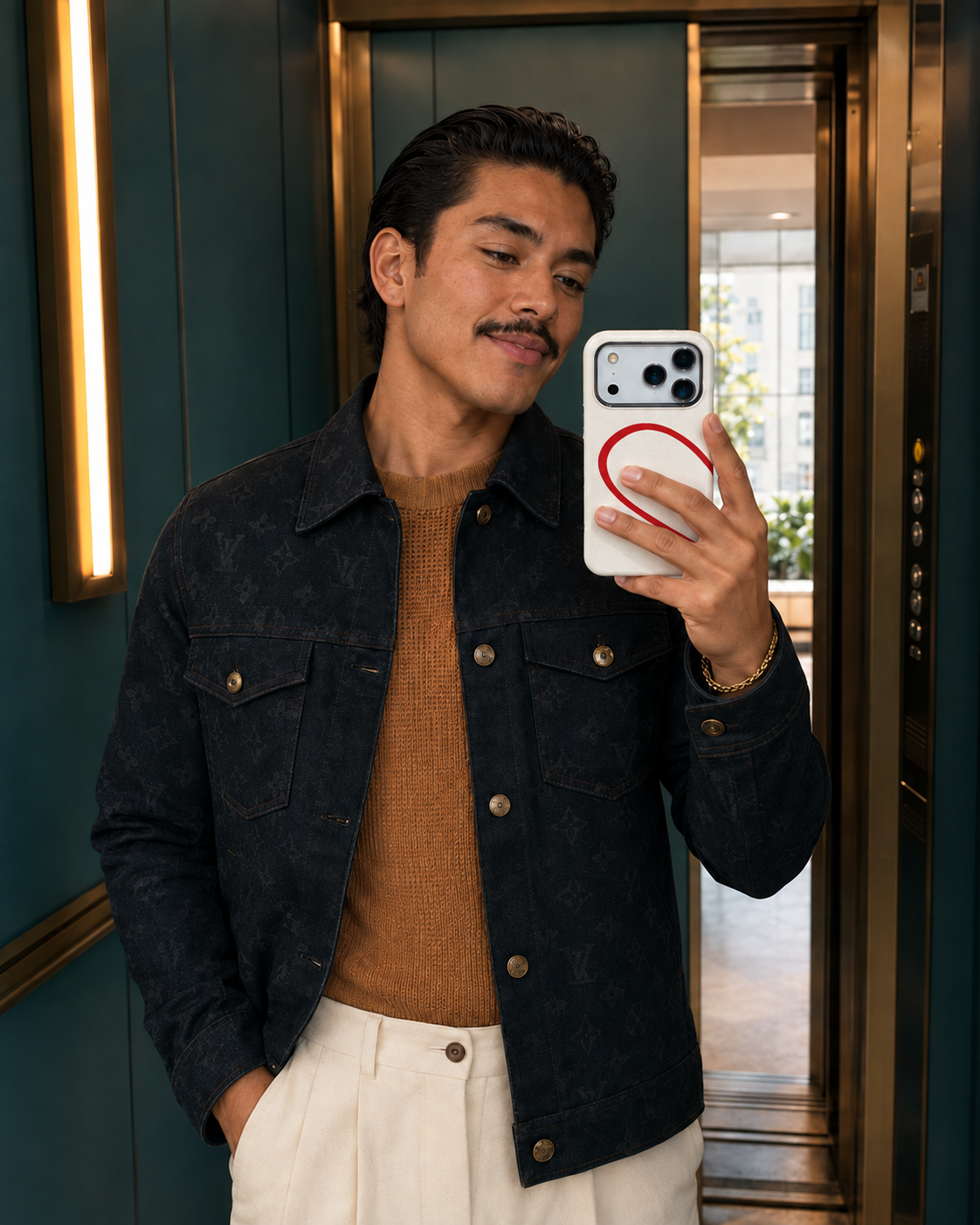 Red Thread Heart A Phone Case — view 12