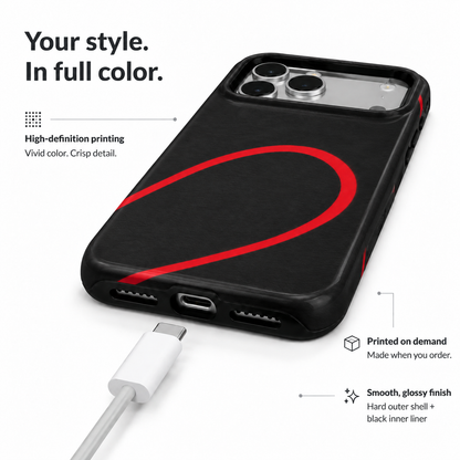 Red Thread Heart B Phone Case — view 6