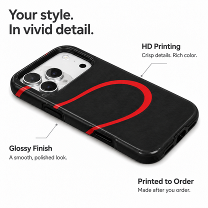 Red Thread Heart B Phone Case — view 7