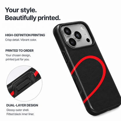 Red Thread Heart B Phone Case — view 8