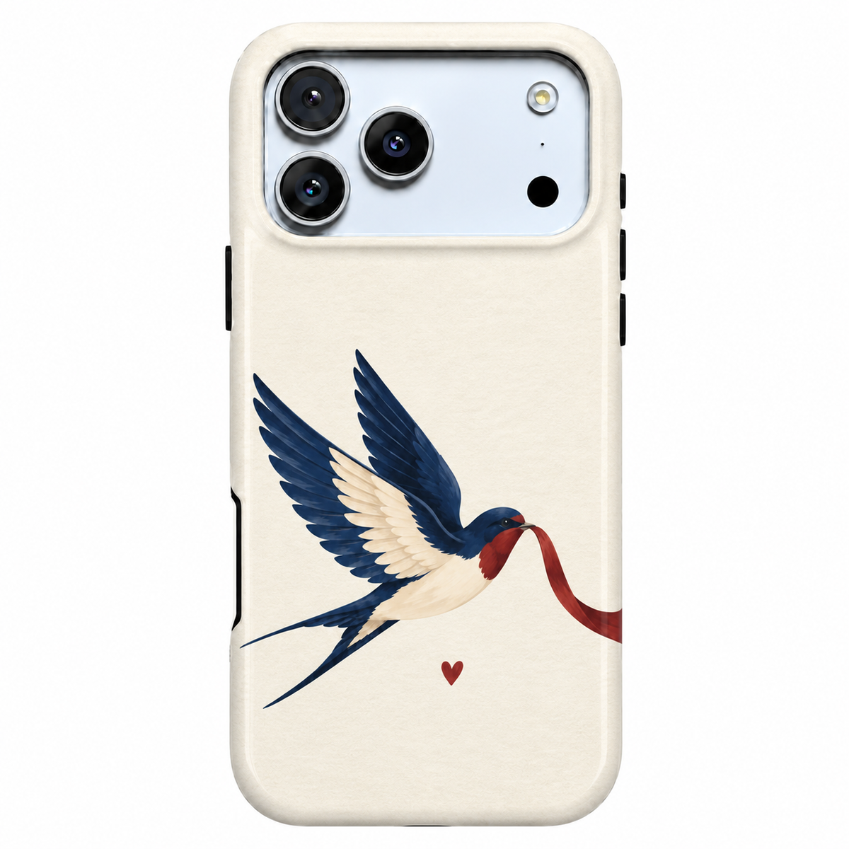 Ribbon Swallow A Phone Case — view 1