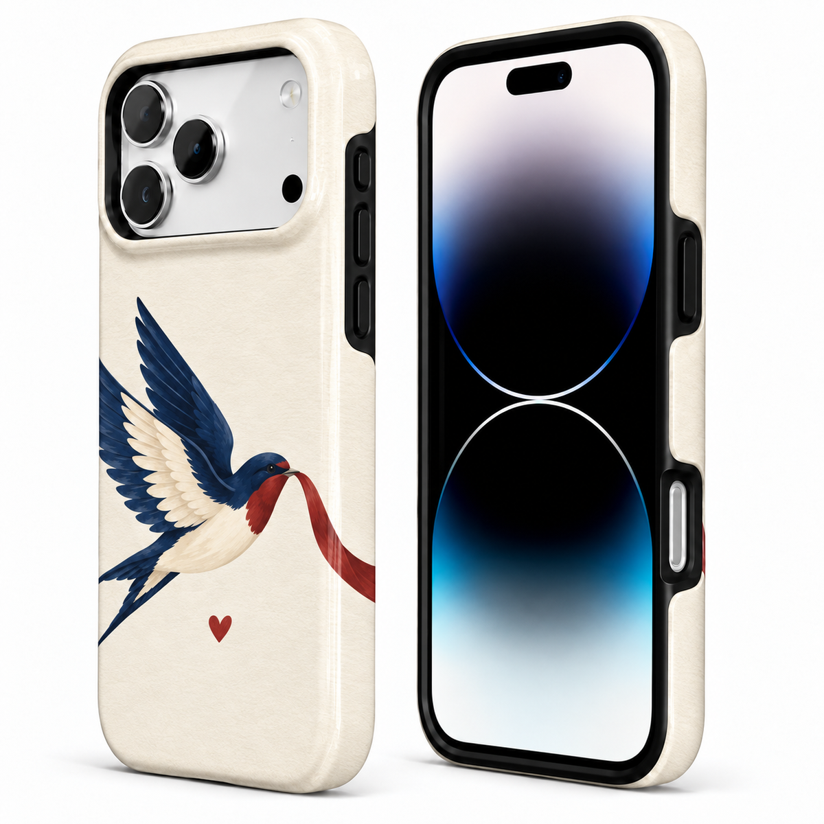 Ribbon Swallow A Phone Case — view 2